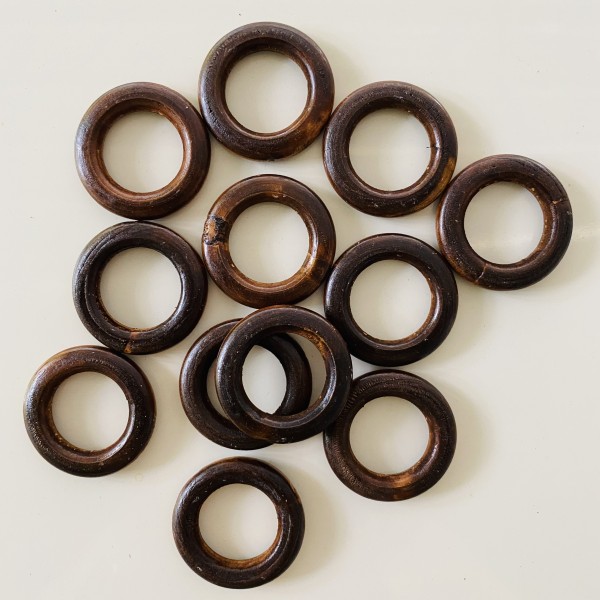 Wooden Rings for Macrame or Bag Handles Ø11,2 cm | STOKLASA Haberdashery  and Fabrics