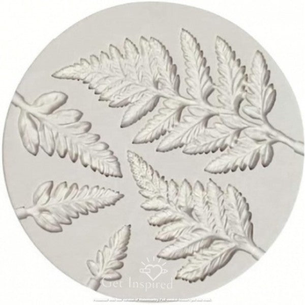 Ferns Silicone Mould India Cake Chocolate Fondant Gumpaste Sugar Clay Flower Cake Decorating Moulds DIY