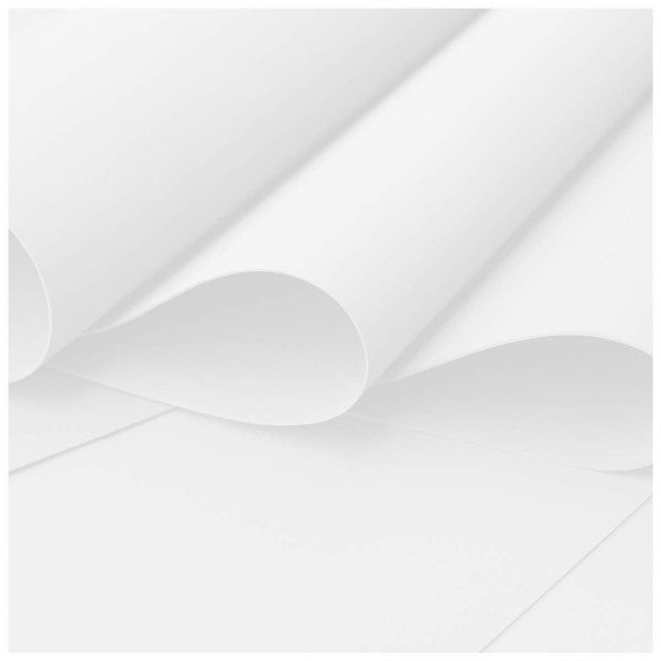 White Flower Making Foam 0.8mm Pack Of 10 - 30cmsx40cms