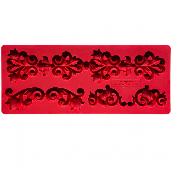 Avant- Garde Border Silicone Mould 8.5x3.5inch By Get Inspired